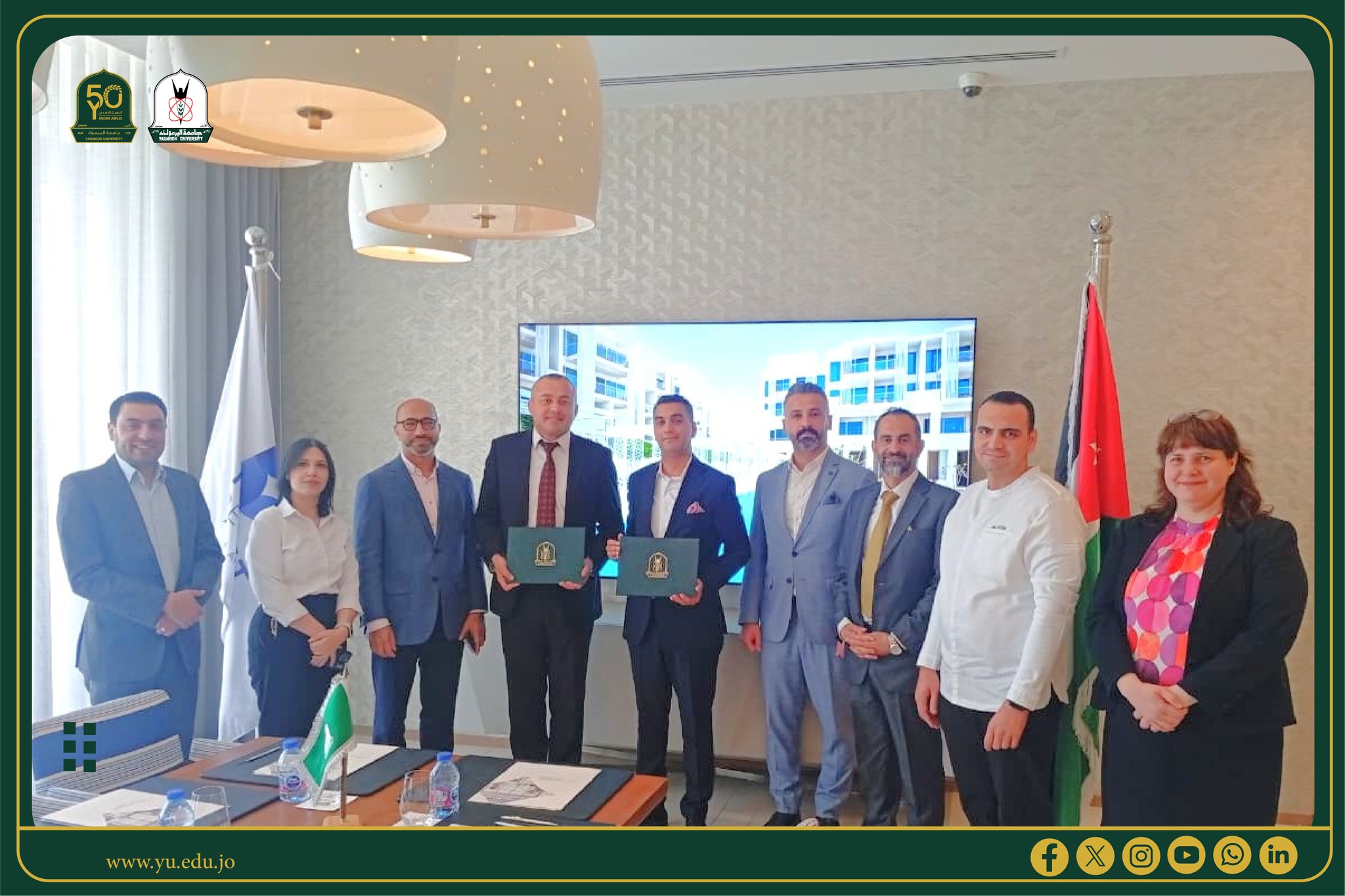 Yarmouk University and Hyatt Regency Aqaba Sign Memorandum of Understanding to Train and Employ Tourism and Hotel Students